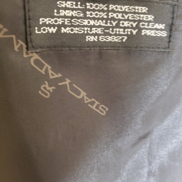 Stacey Adams Men's 4 Button Suit Coat Sport Coat Tuxedo Jacket Black Sz 52R - Picture 8 of 8